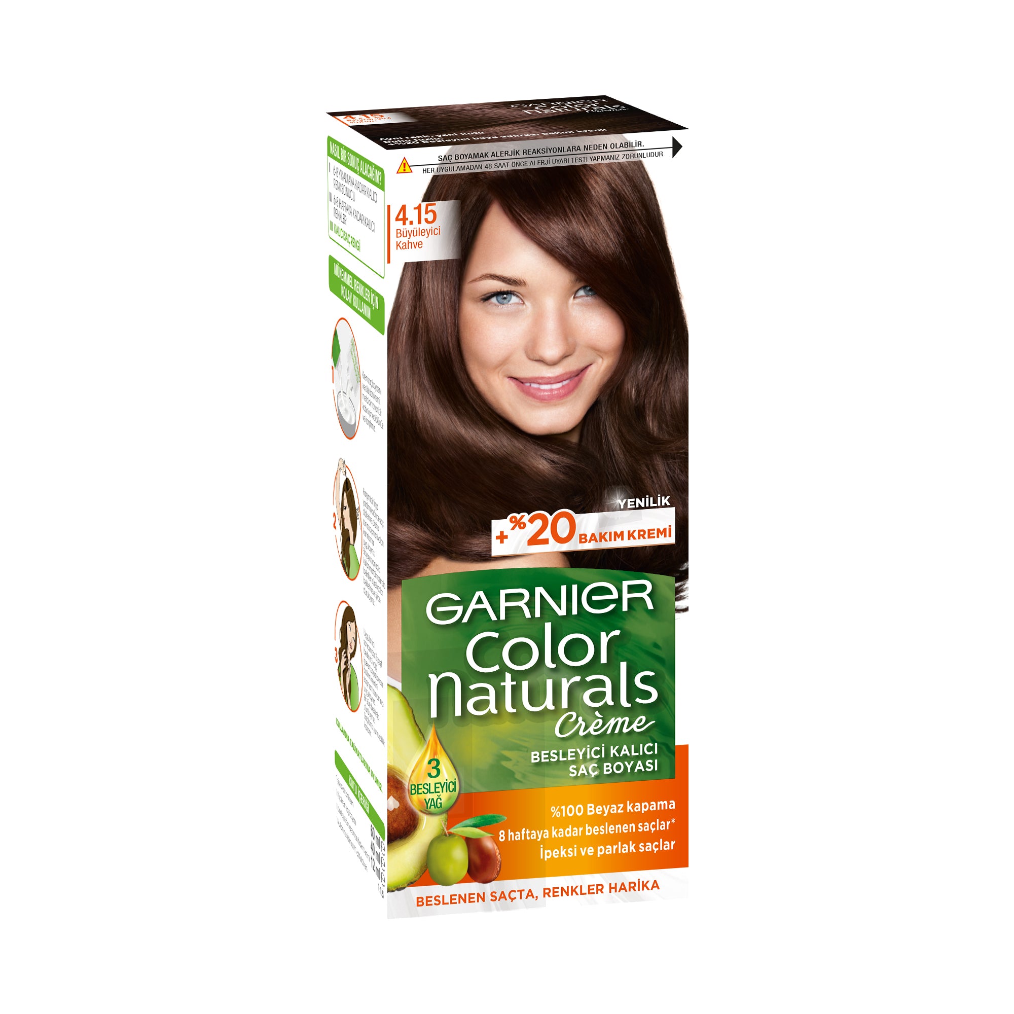 Garnier Color Naturals 4.15 Büyüleyici Kahve