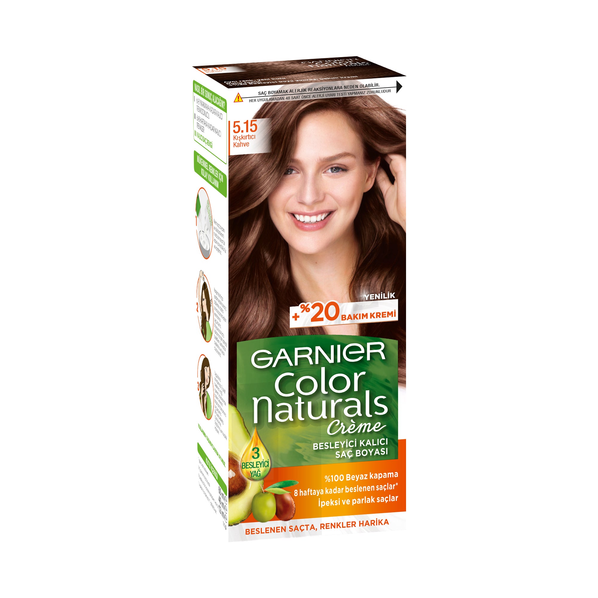 Garnier Color Naturals 5.15 Kışkırtıcı Kahve