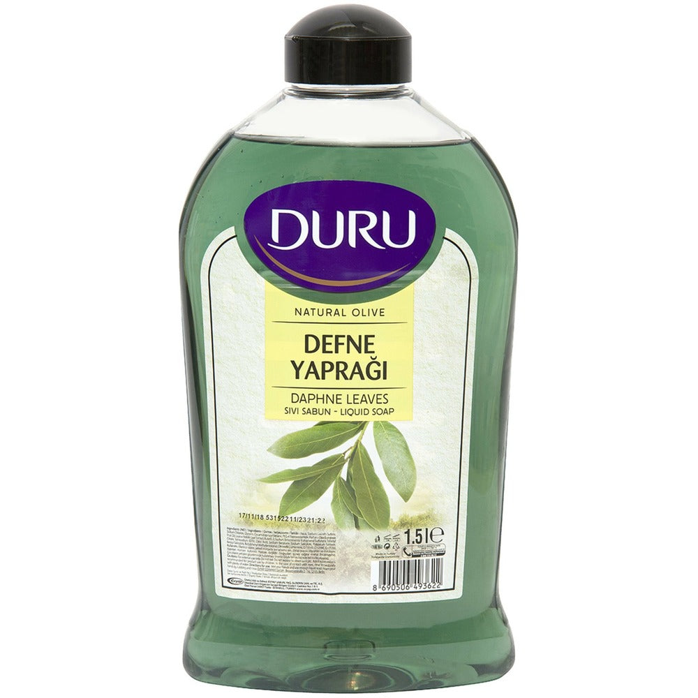 DURU NATUREL SIVI SABUN 1.5 LT.DEFNE YAPRAGI