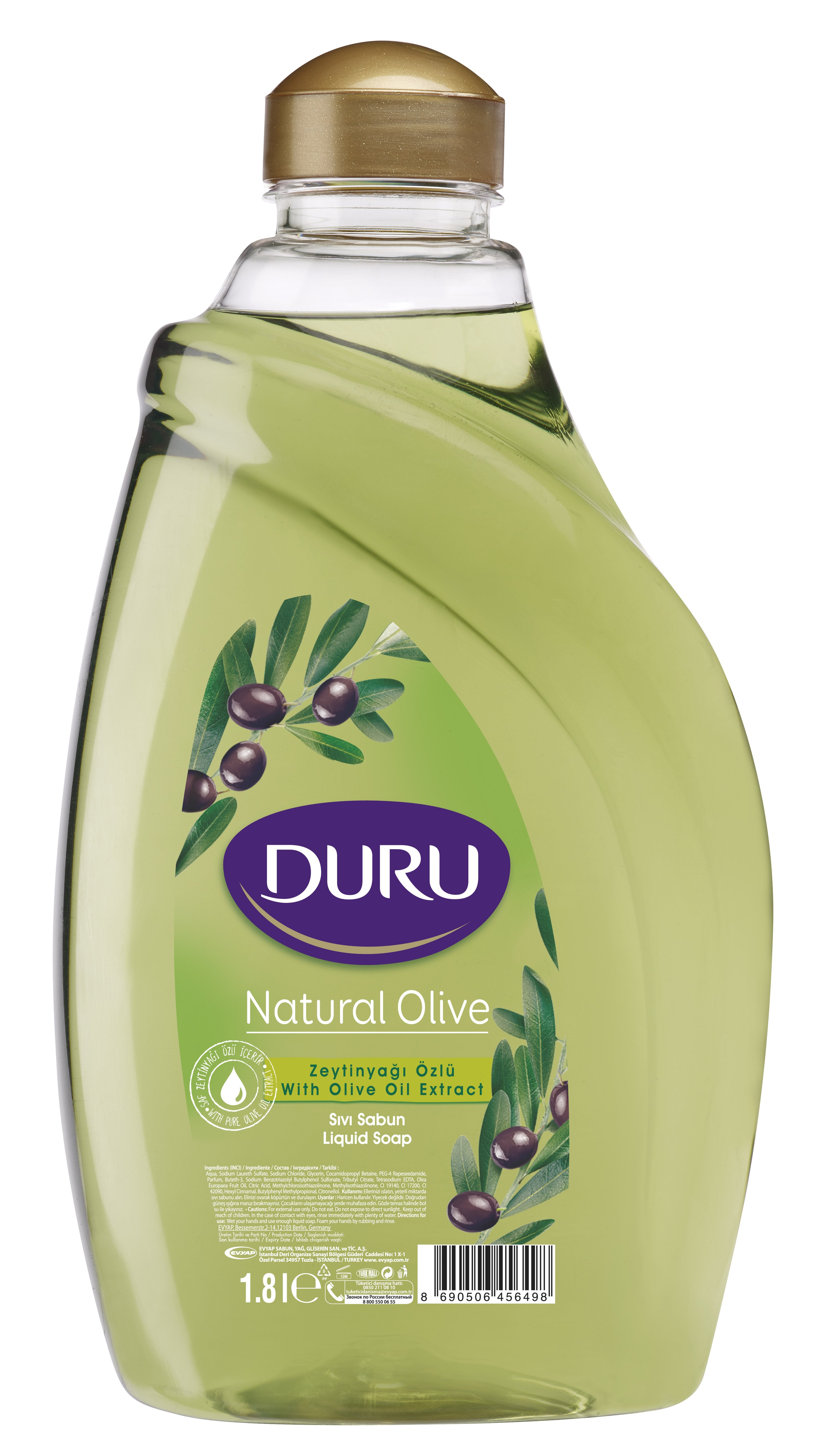 DURU NATUREL SIVI SABUN 1.8 LT.Z.YAGLI