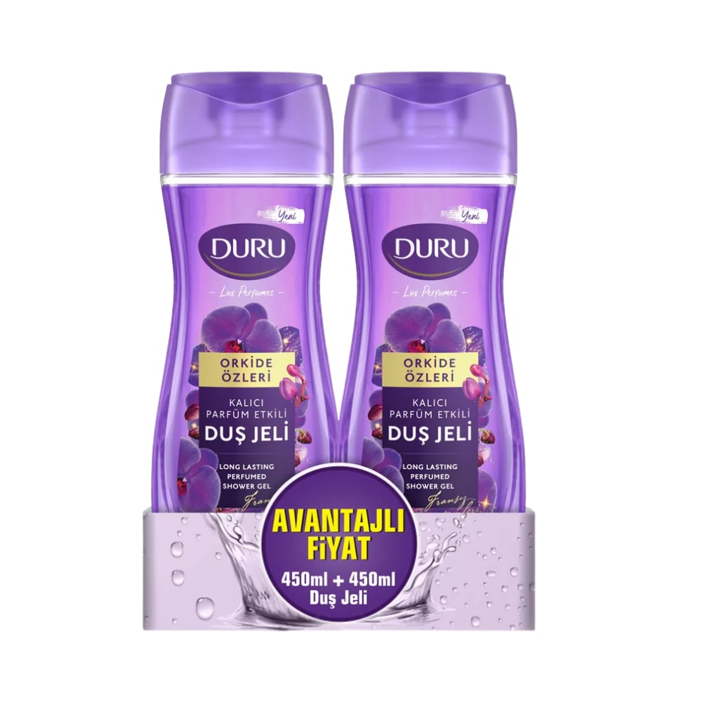 DURU DUS JELI LUX PER.ORKIDE OZLERI  450+450 ML