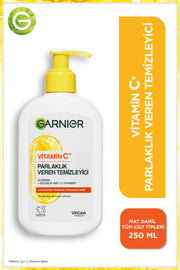 Garnier Vitamin C Parlaklık Veren Temizleyici (Gliserin + Salisilik Asit + C Vitamini) 250 ML