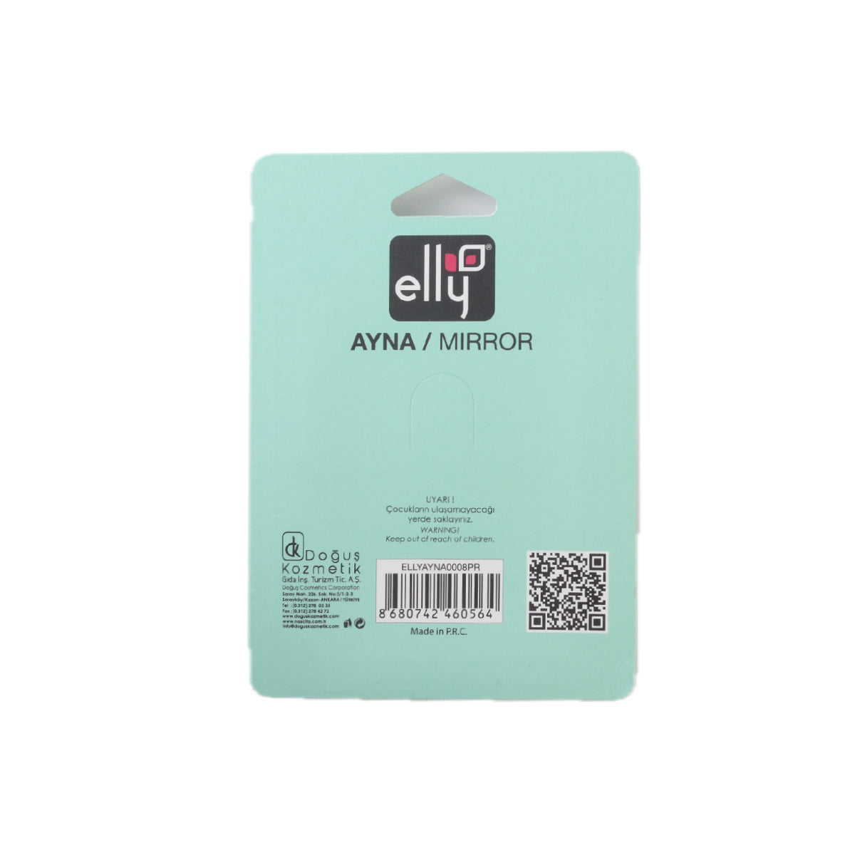 Elly Kelebek Desenli Çanta Tipi Makyaj Aynası ELLYAYNA0008PR