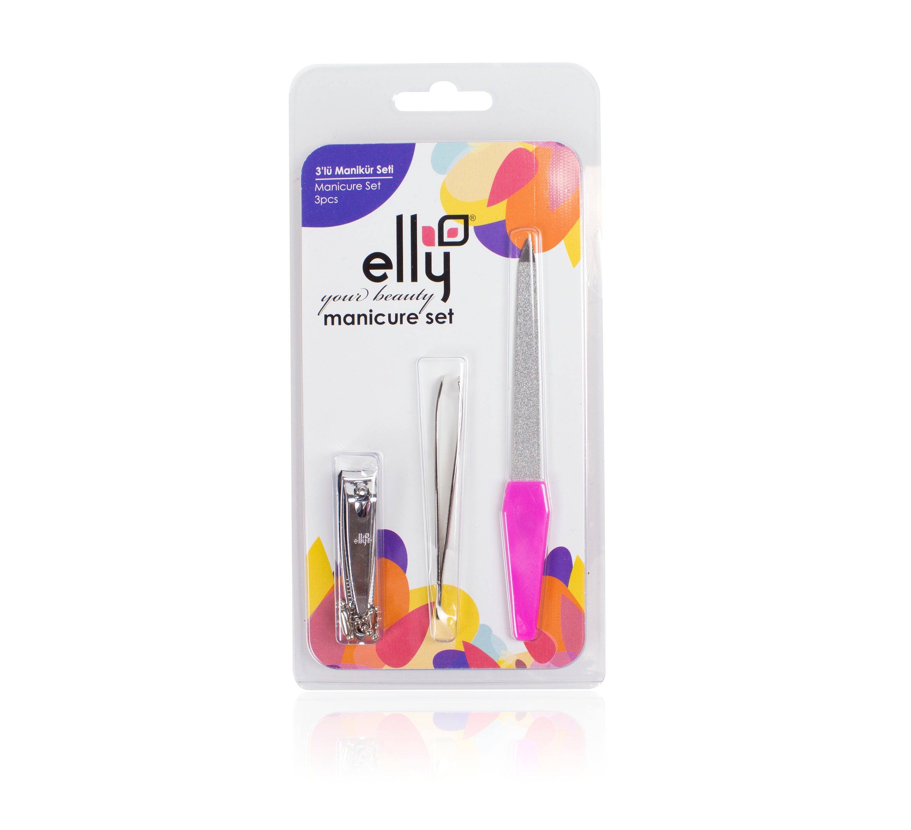 Elly Tırnak Bakım Manikür Seti 3'lü ELLYMNKSET03