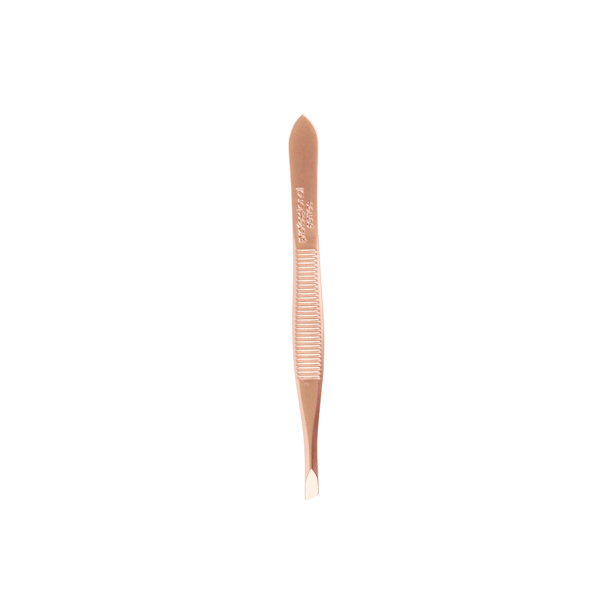 Elly Rose Gold Series Profesyonel Eğimli Cımbız Kaş Alma ve Tüy Temizleme Cımbızı