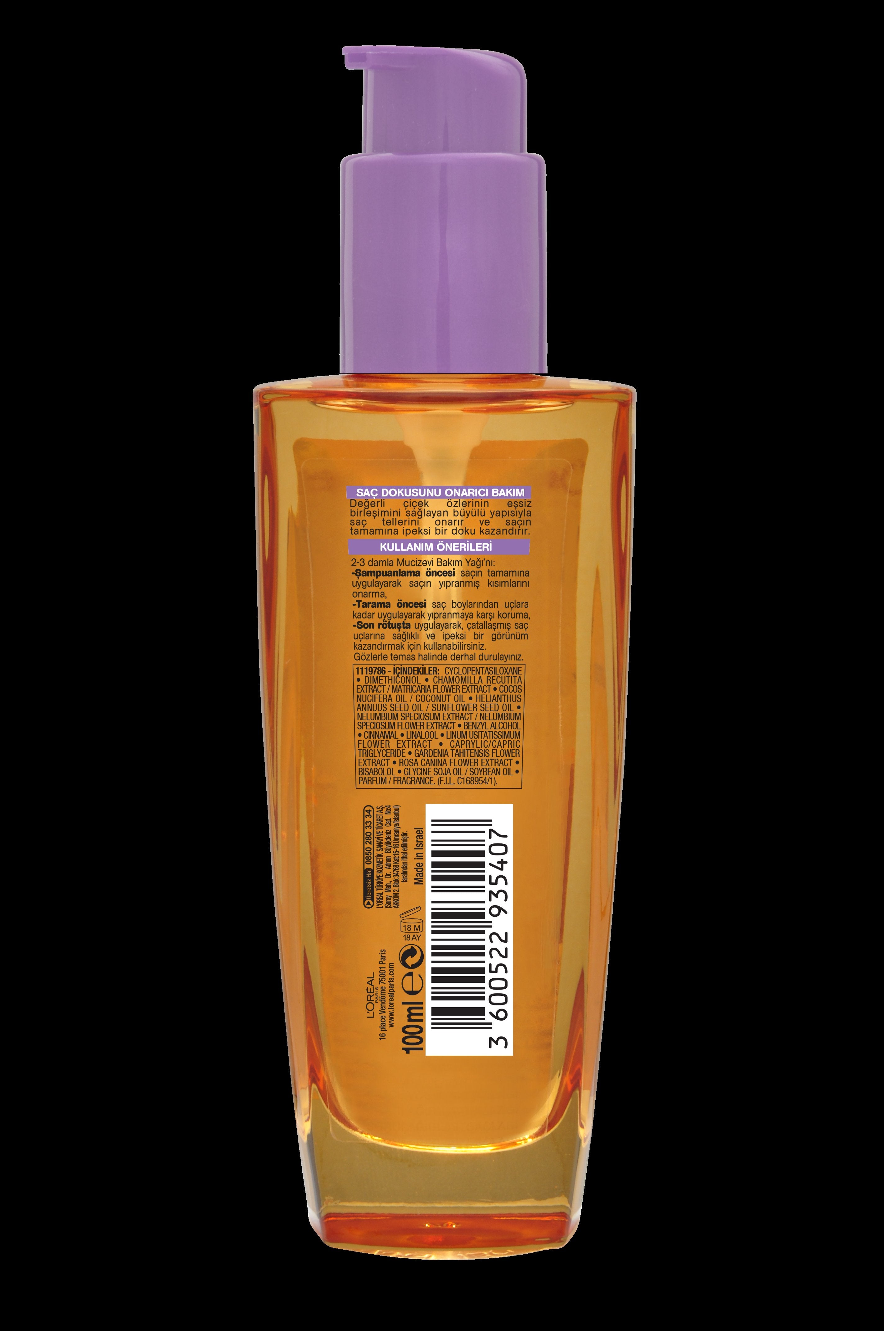 ELSEVE YAG EXTRA PET 100 ML YIPRANMIŞ