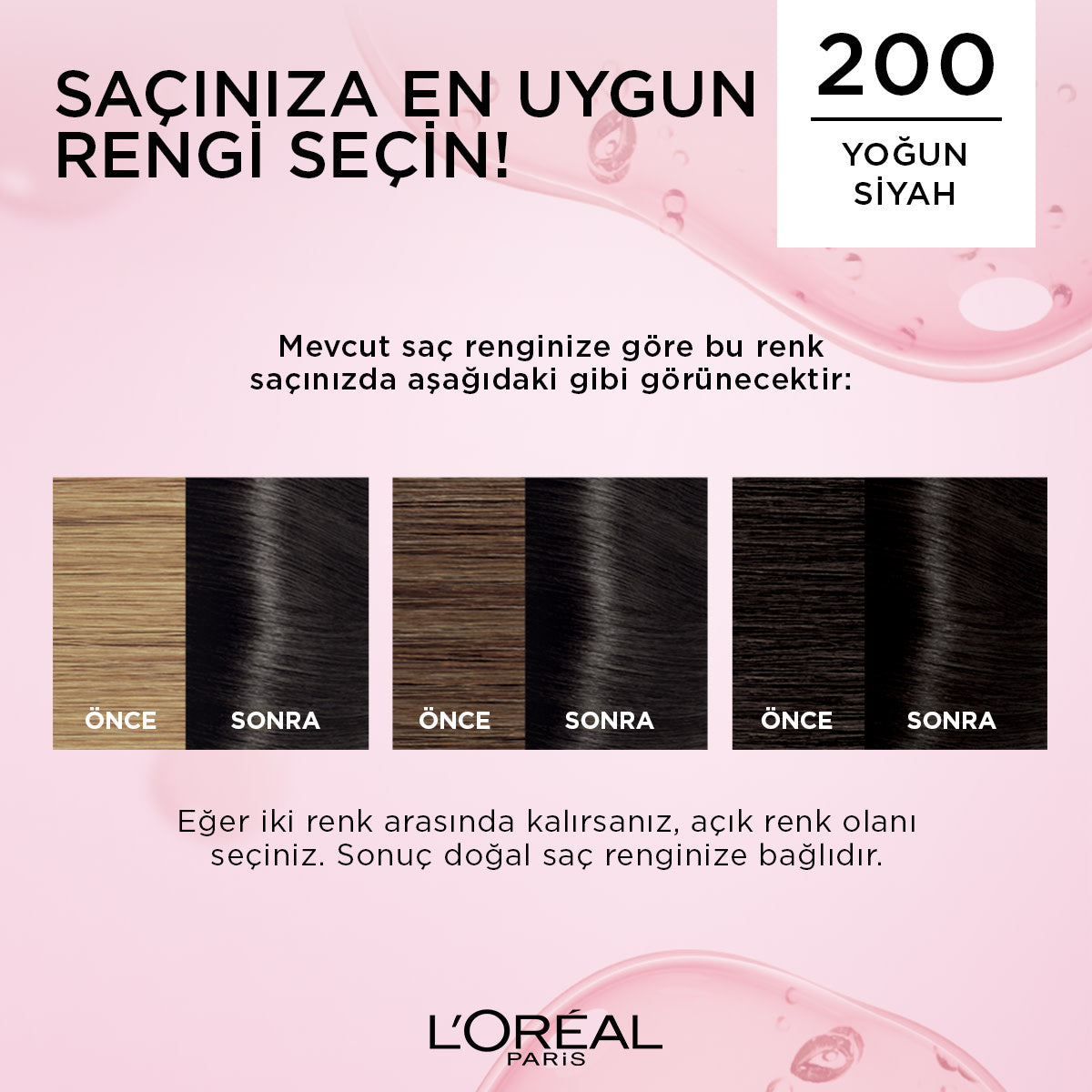 Excellence Creme Saç Boyası 200 Yoğun Siyah