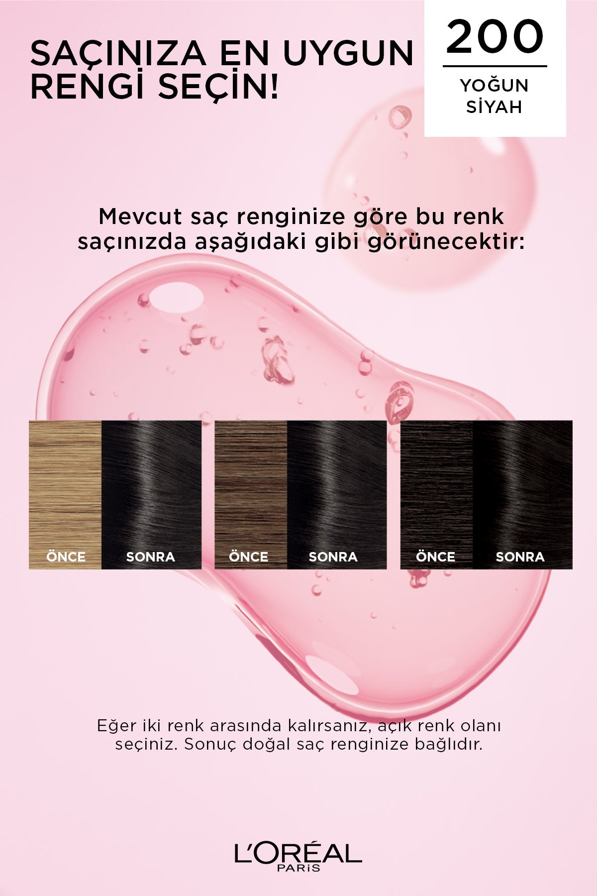 Excellence Creme Saç Boyası 200 Yoğun Siyah