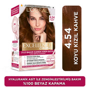 Excellence Creme Saç Boyası 4.54 Koyu Kızıl Kahve