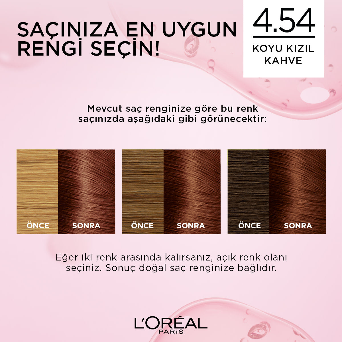 Excellence Creme Saç Boyası 4.54 Koyu Kızıl Kahve