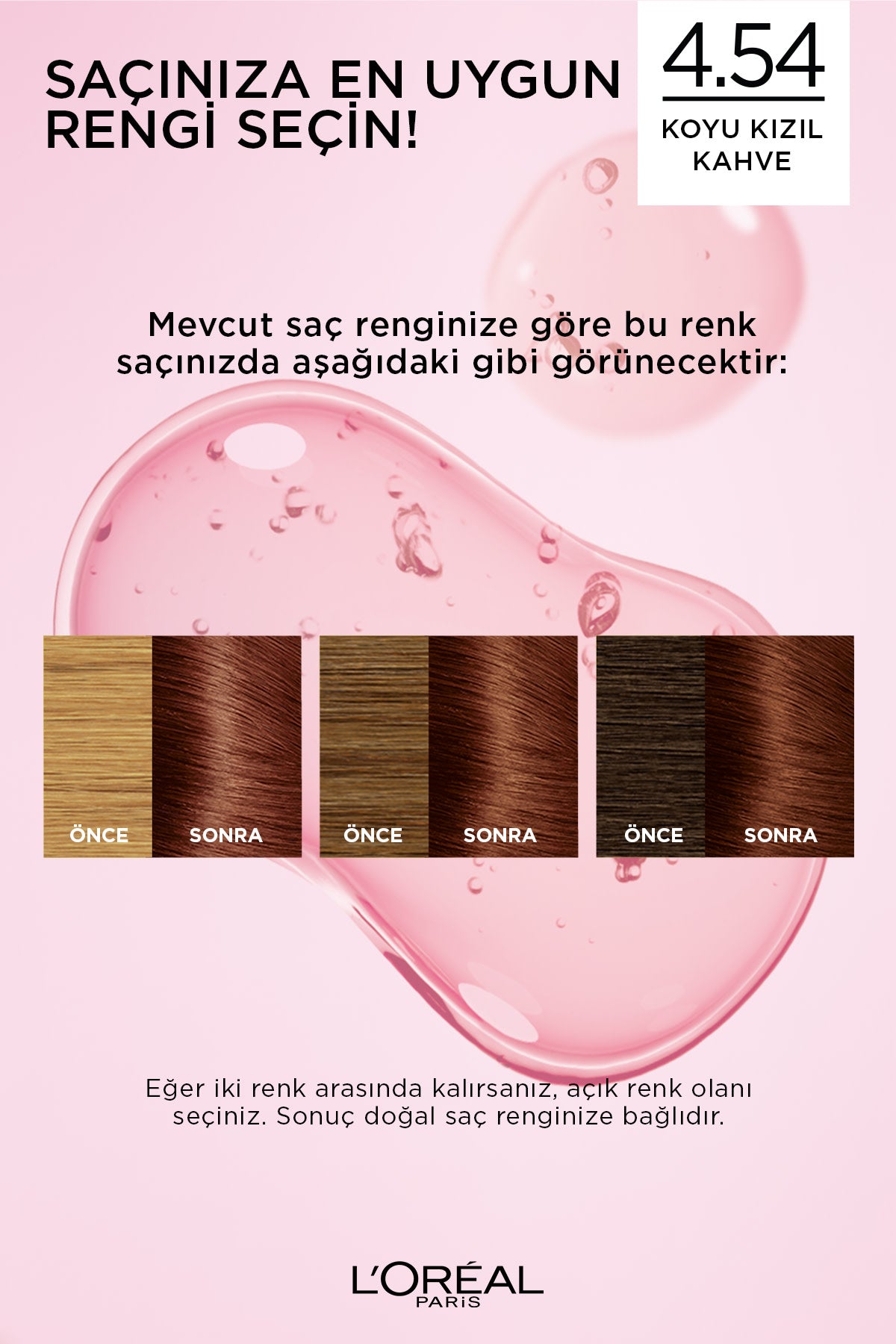 Excellence Creme Saç Boyası 4.54 Koyu Kızıl Kahve