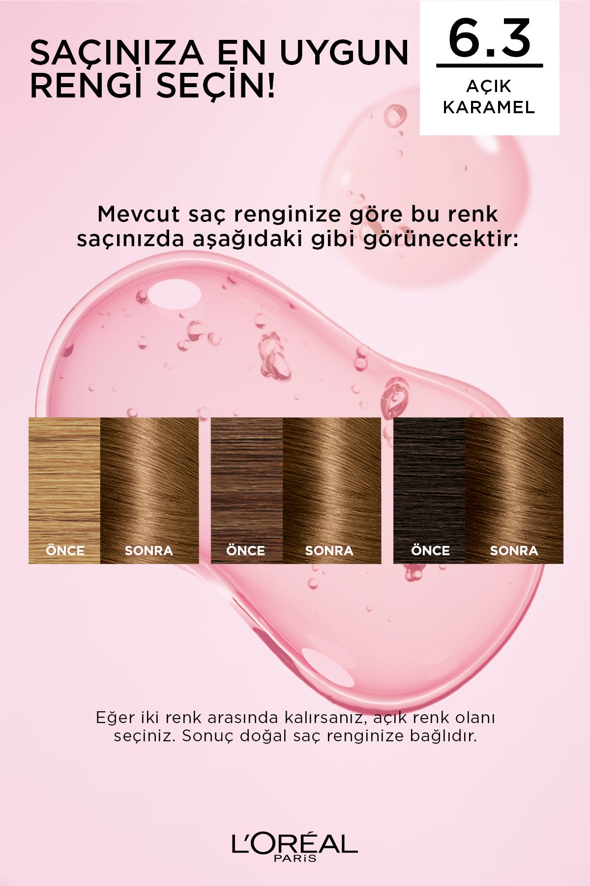 Excellence Creme Saç Boyası 6.30 Açık Karamel