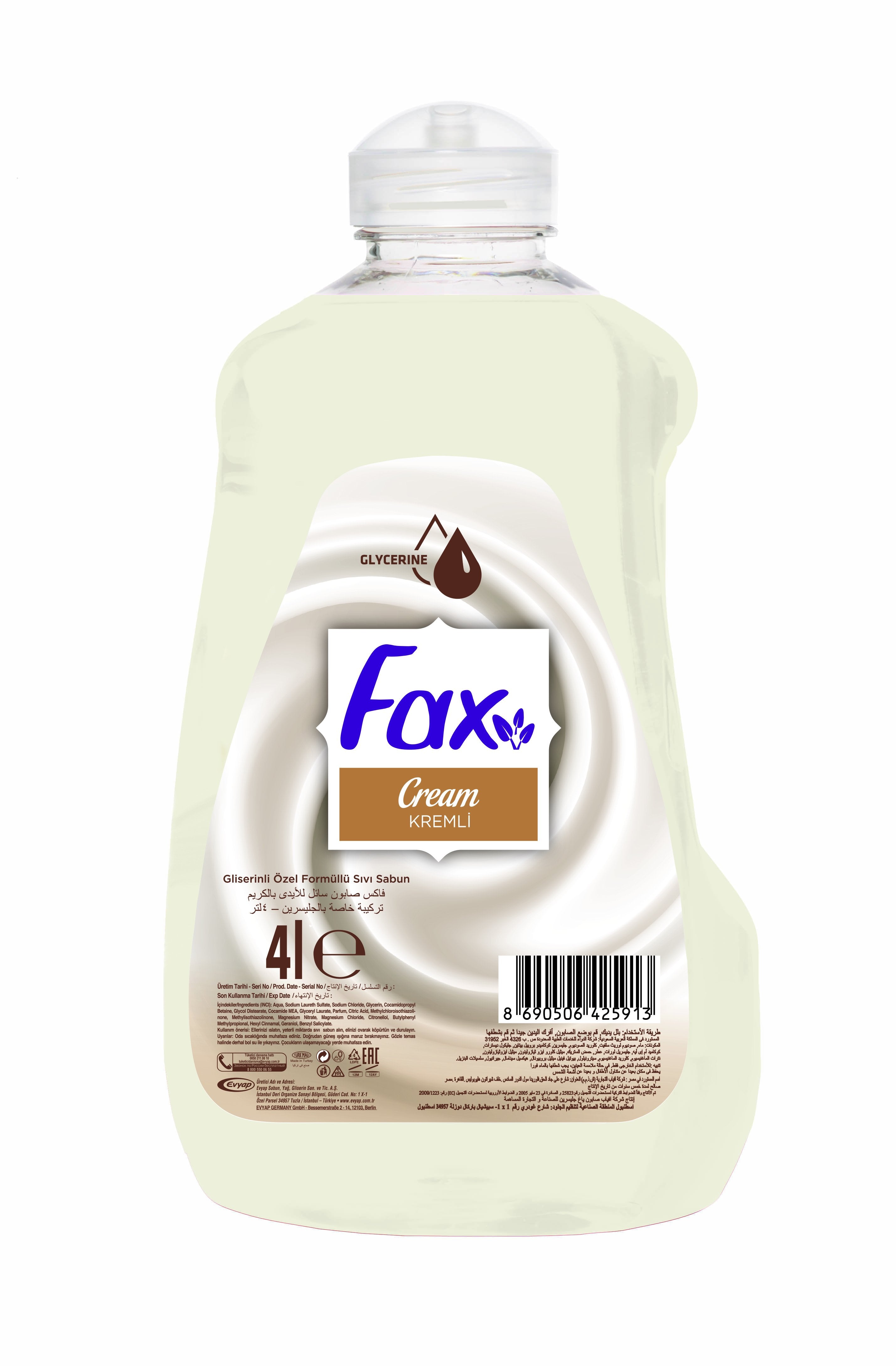 FAX SIVI SABUN 4 KG KREM