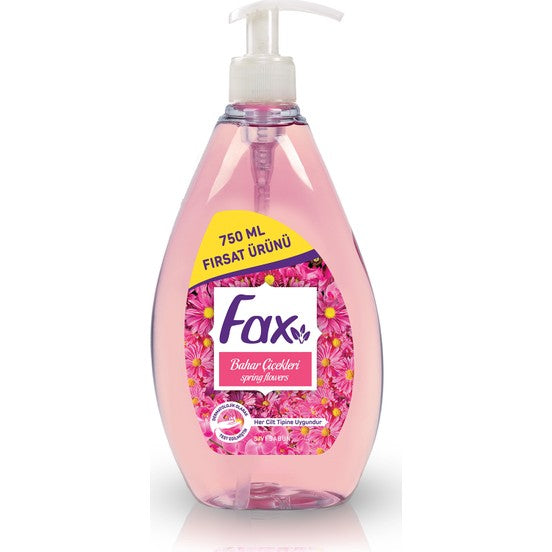 FAX SIVI SABUN 750 ML BAHAR CICEKLERI 12 LI