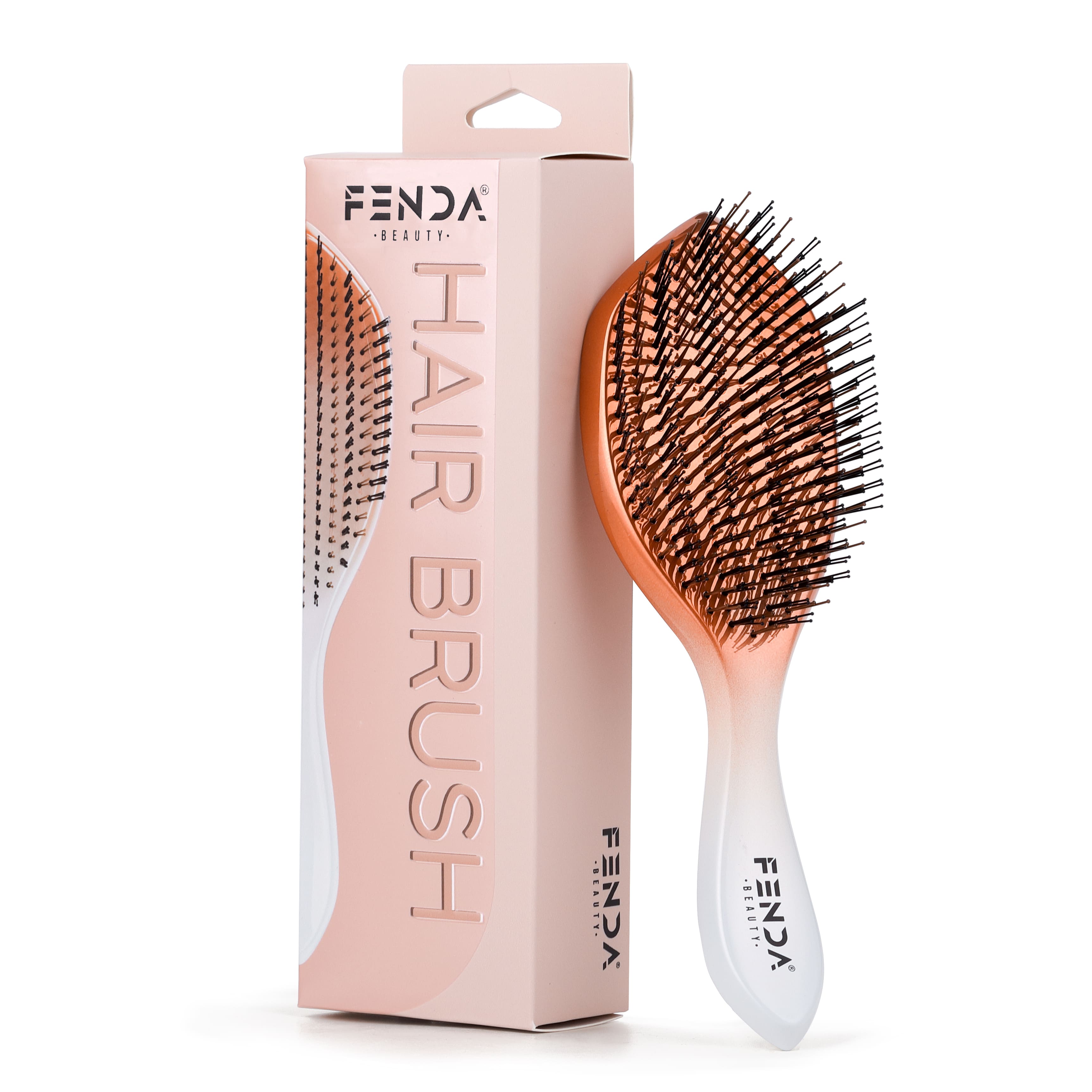 Fenda Profesyonel 4 Pinli Geniş Başlık Turuncu Saç Fırçası FNDFPRO00004OR