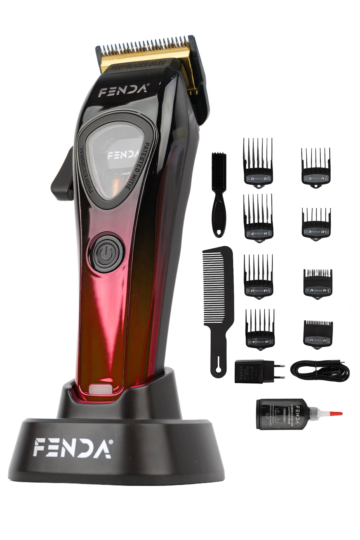Fenda Profesyonel Saç Kesme Makinesi Kırmızı FNDSACKS0007RD