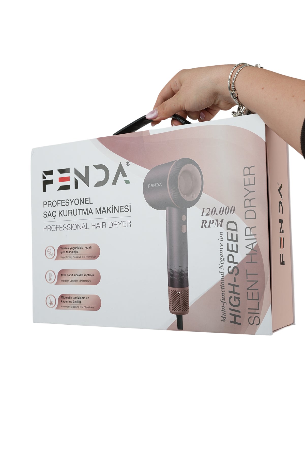 Fenda Profesyonel Saç Kurutma Makinesi Mor FNDSACKR0012PR