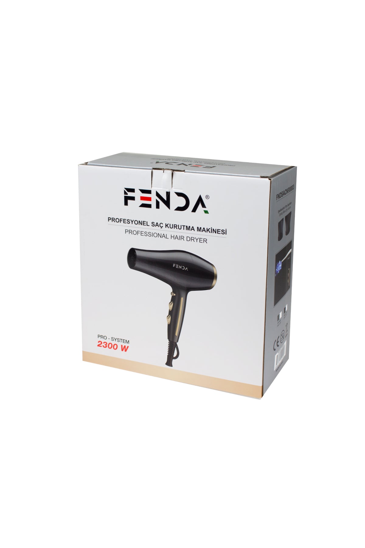 Fenda Profesyonel Saç Kurutma Makinesi Siyah FNDSACKR0003
