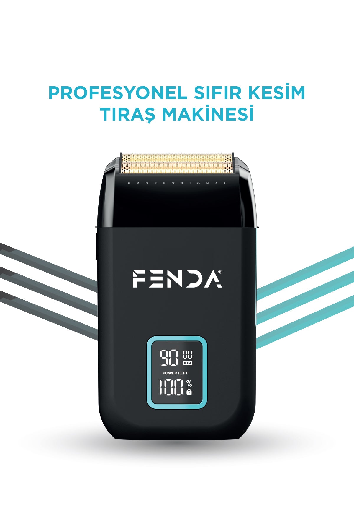 Fenda Profesyonel Sıfır Kesim Tıraş Makinesi Siyah FNDSKLKS0008BL