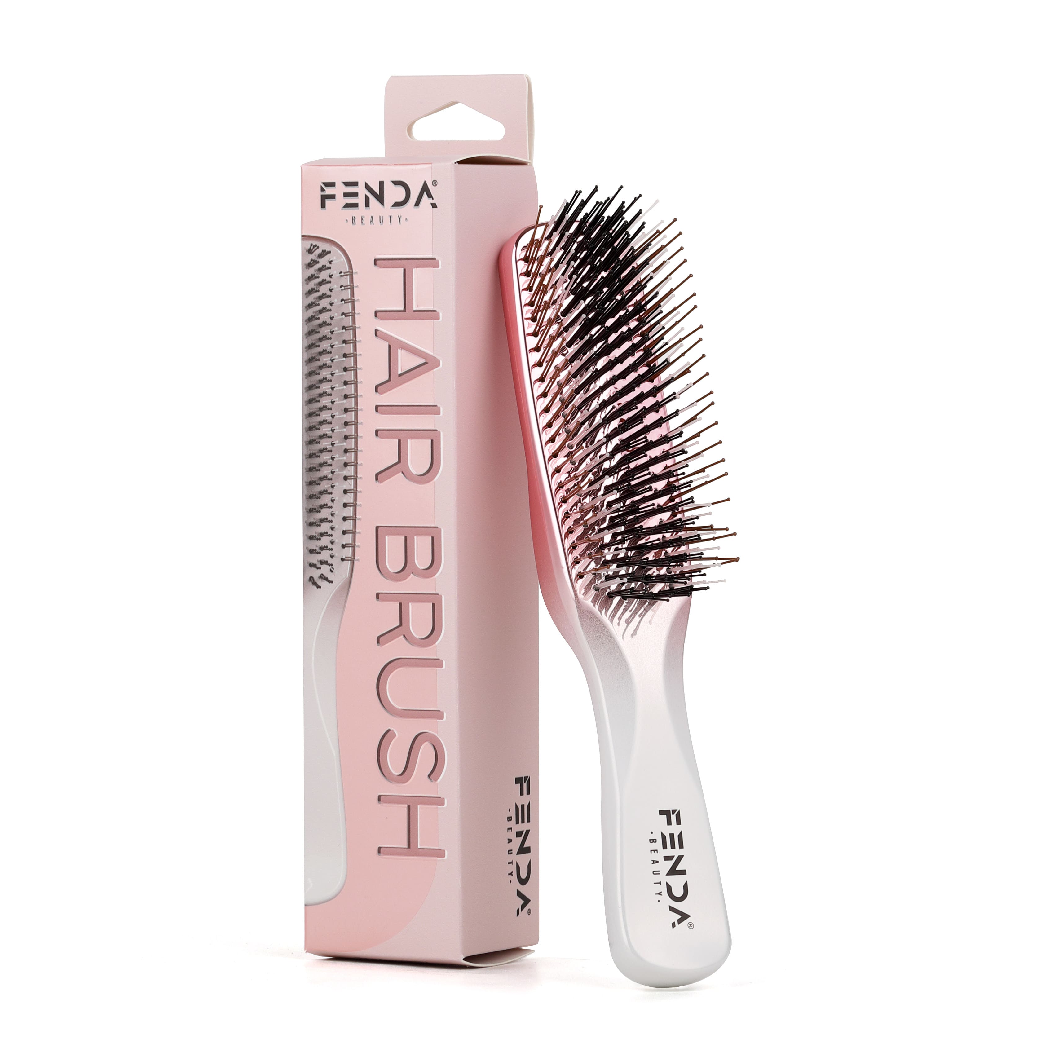Fenda Profesyonel 4 Pinli Ergonomik Pembe Saç Fırçası FNDFPRO00003PN