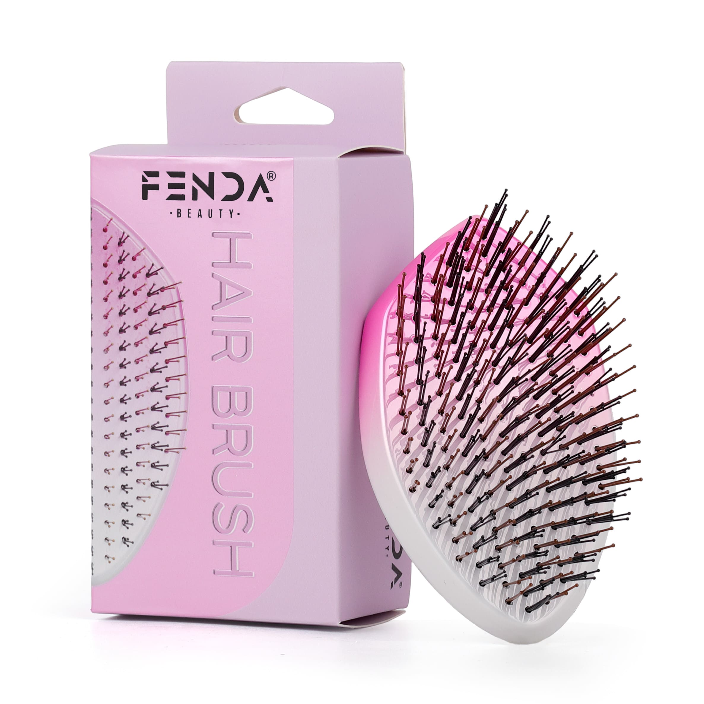 Fenda Profesyonel 4 Pinli Oval Pembe Saç Fırçası FNDFPRO00002PN