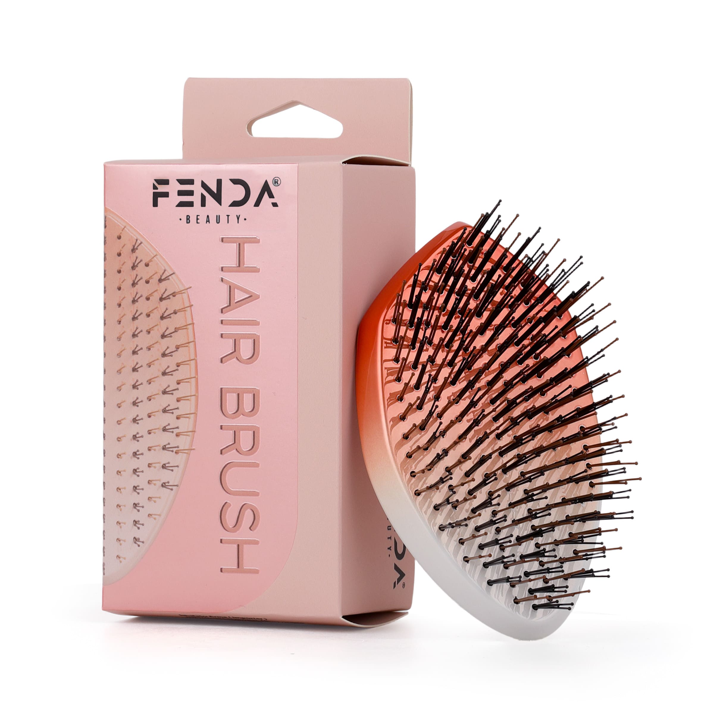 Fenda Profesyonel 4 Pinli Oval Turuncu Saç Fırçası FNDFPRO00002OR