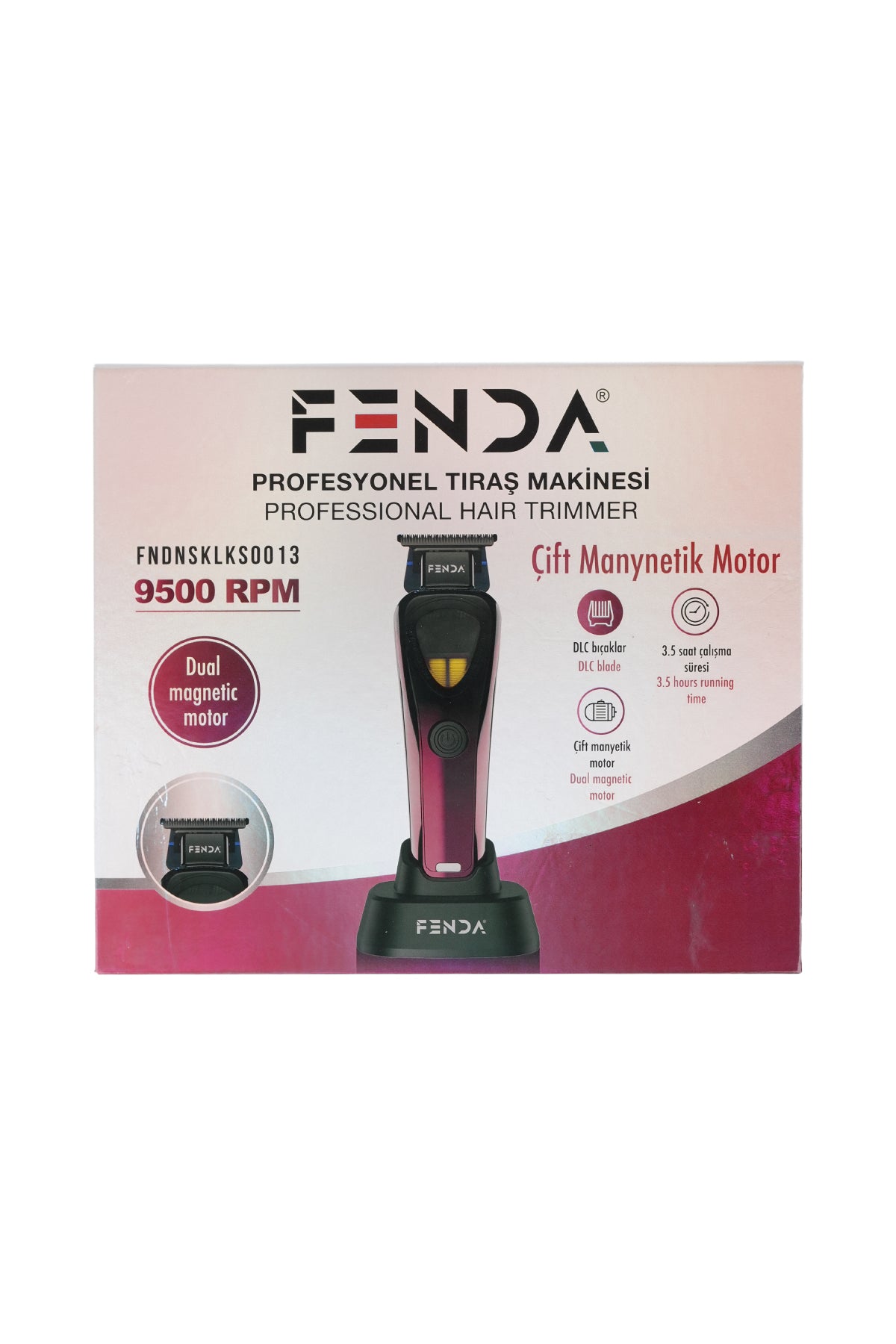 Fenda Saç ve Sakal Makinesi Kırmızı FNDSKLKS0013RD