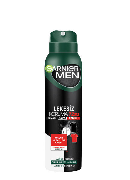 Garnier Men Lekesiz Koruma Spray Deodorant