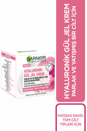 Garnier Hyaluronik Gül Jel-Krem - Parlak ve Yatışmış Bir Cilt İçin Günlük Bakım Kremi