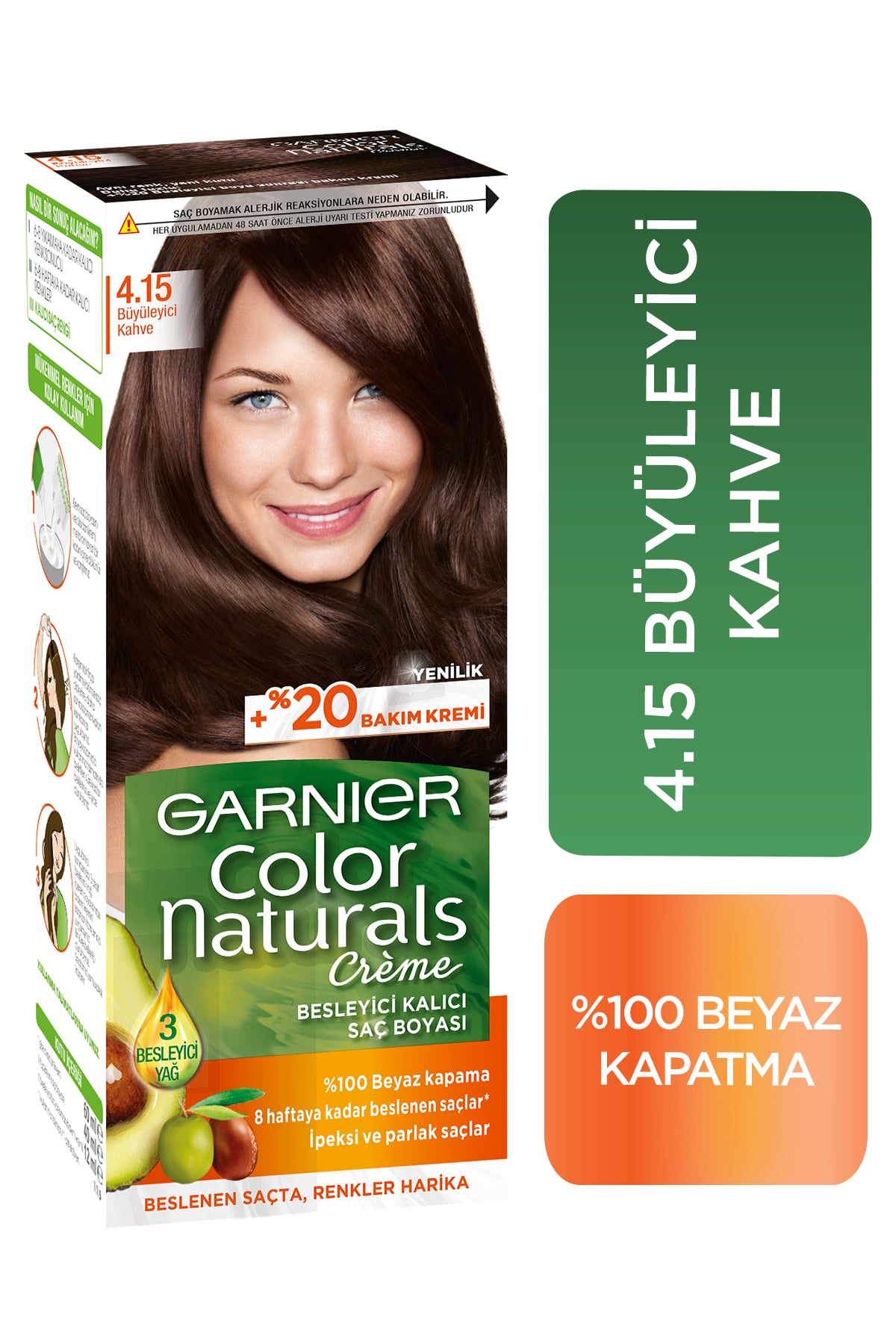 Garnier Color Naturals 4.15 Büyüleyici Kahve