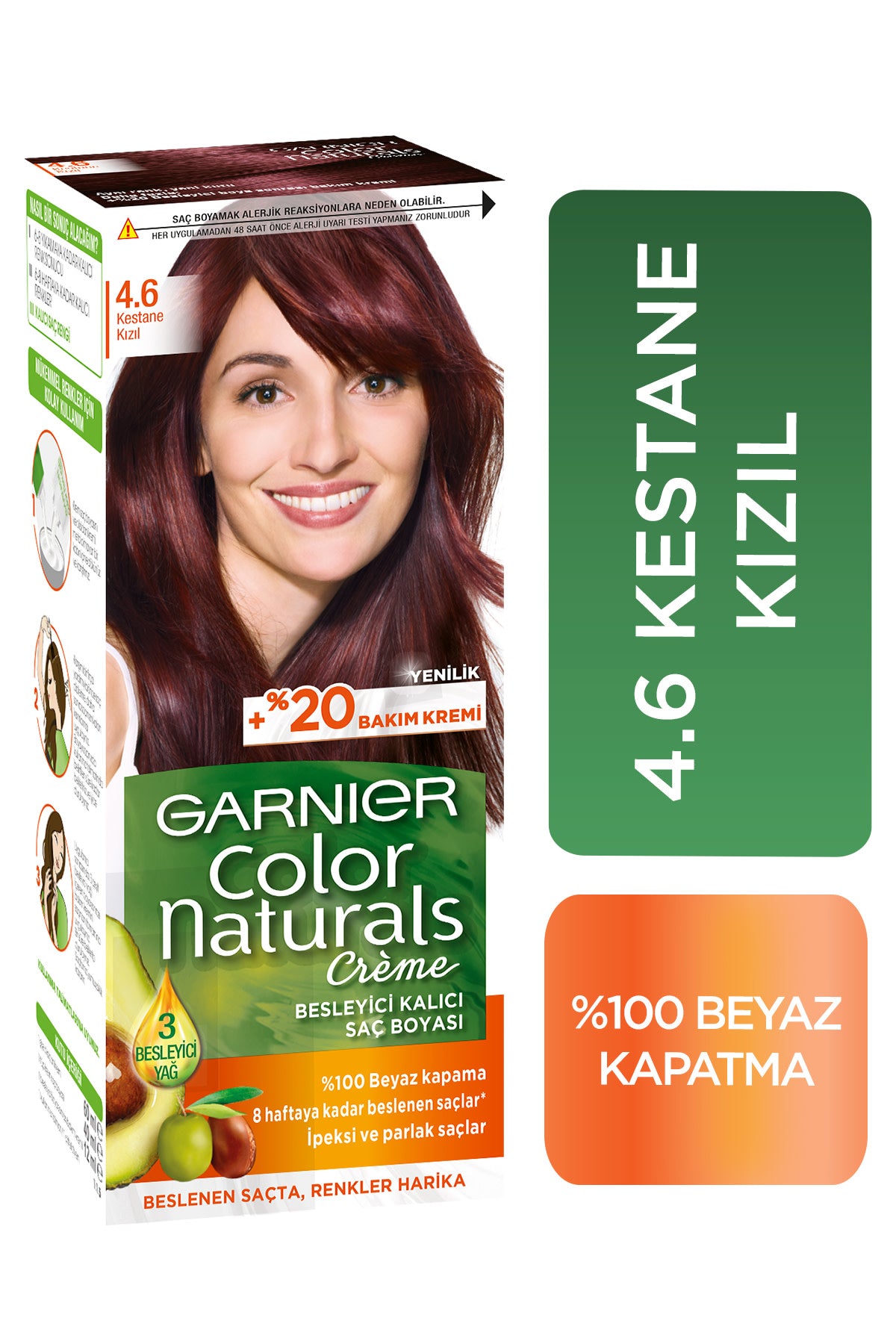 Garnier Color Naturals 4.6 Kestane Kızıl