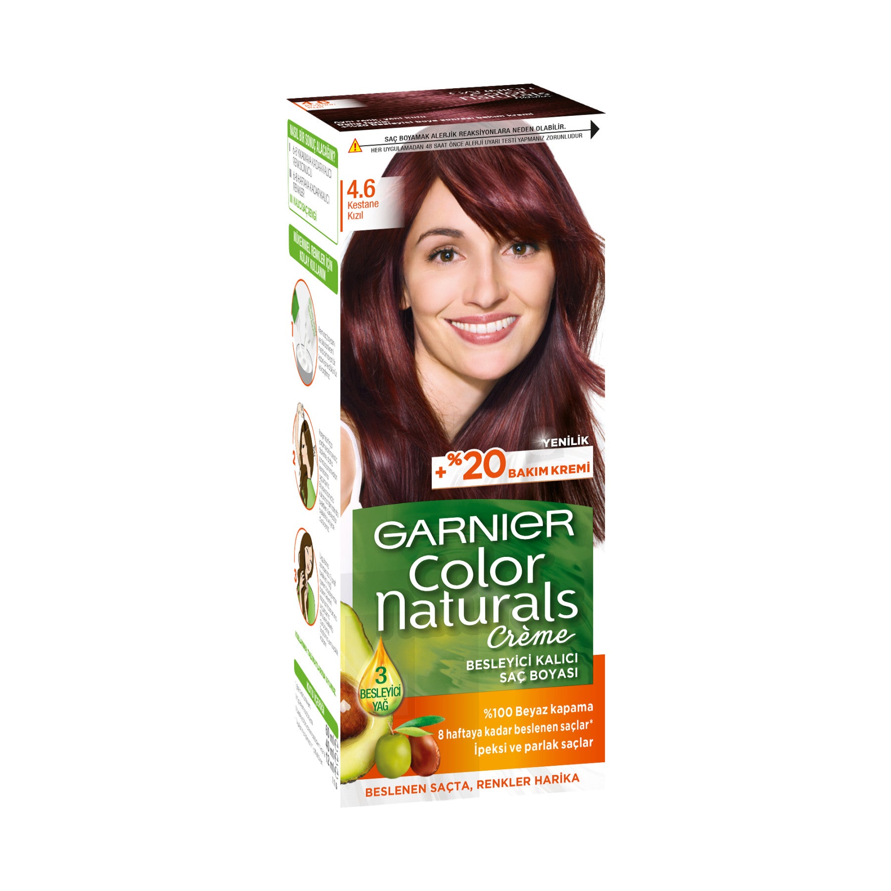 Garnier Color Naturals 4.6 Kestane Kızıl