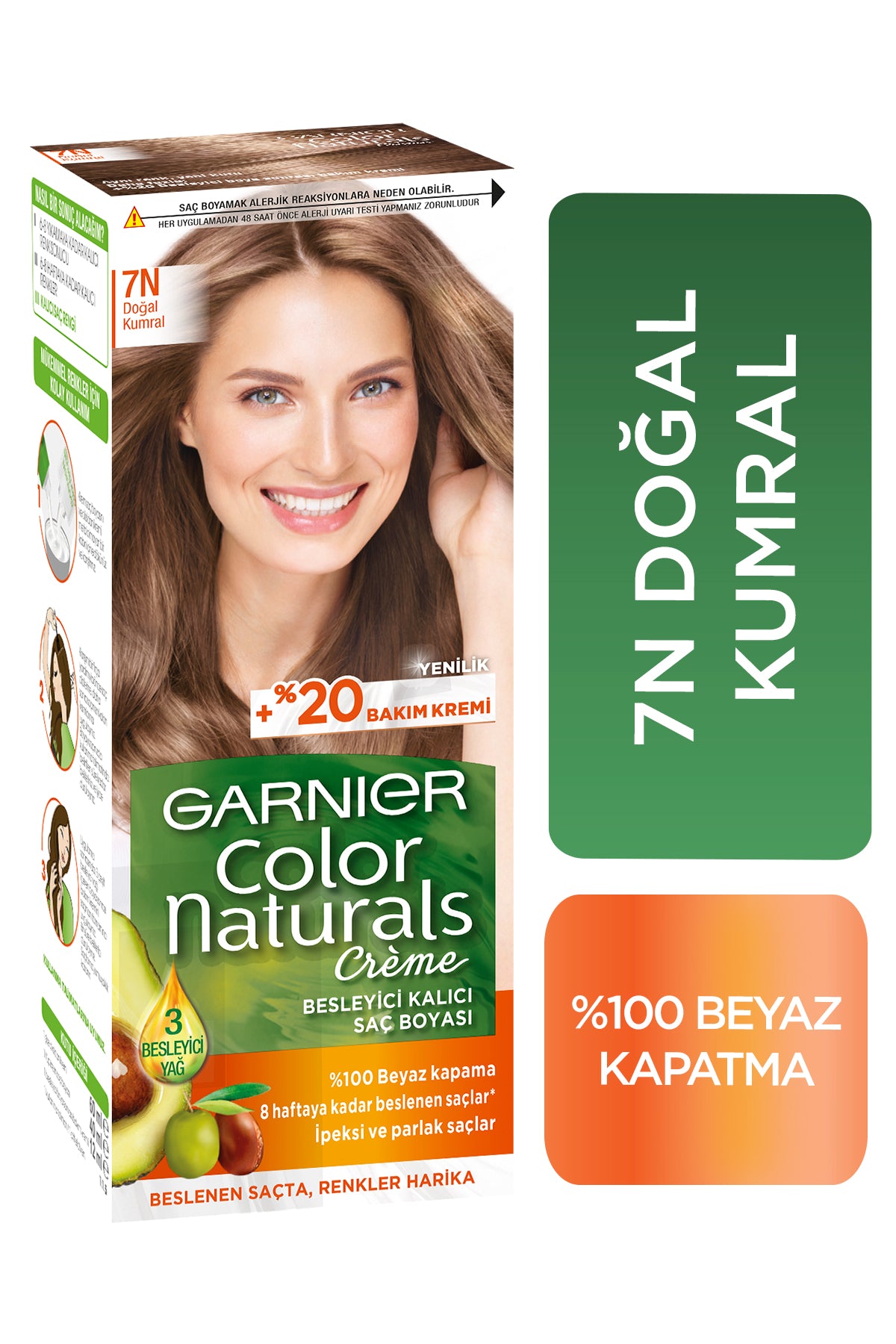 Garnier Color Naturals 7N Doğal Kumral