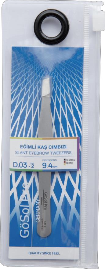Gösol Eğimli Kaş Cımbızı (9.4 Cm) GT0009