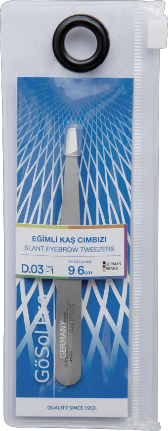 Gösol Eğimli Kaş Cımbızı (9.6 Cm) GT0007
