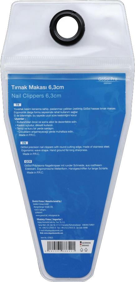 Gösol Tırnak Makası (6.3 Cm) GT0023