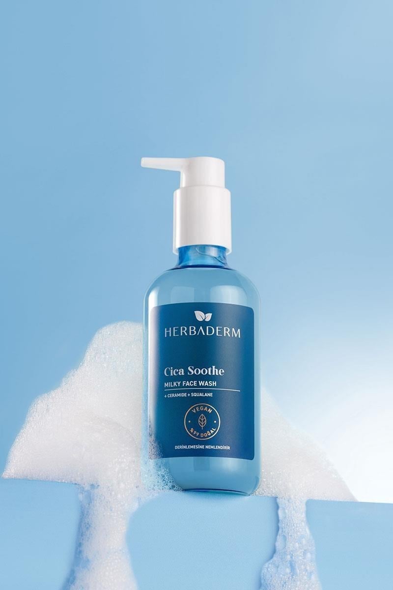 Herbaderm Cıca Yüz Temizleme Jeli, Hassas, Kızarık Ciltler 250 Ml HERBA701500