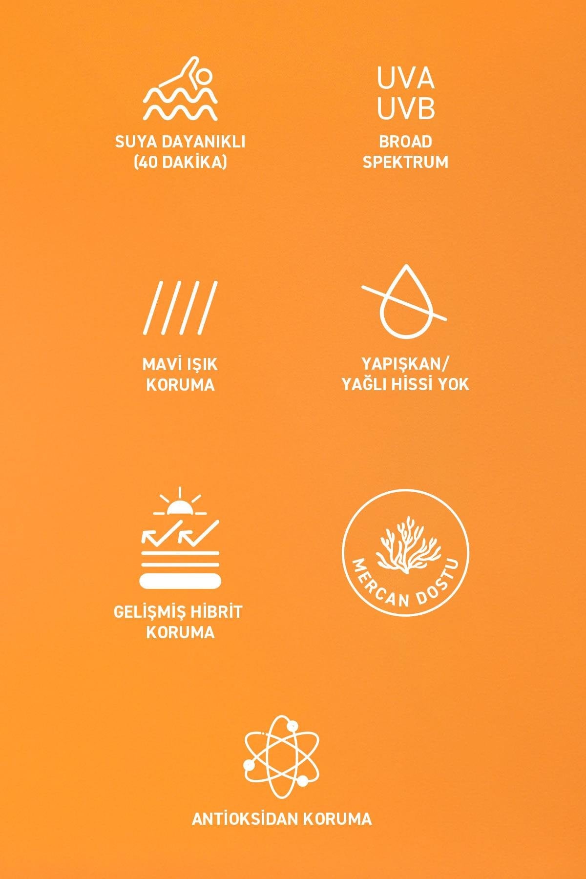 Herbaderm Likit Güneş Kremi Spf 50+ Akne Karşıtı, Hibrit Formül 40 Ml HERBA701508