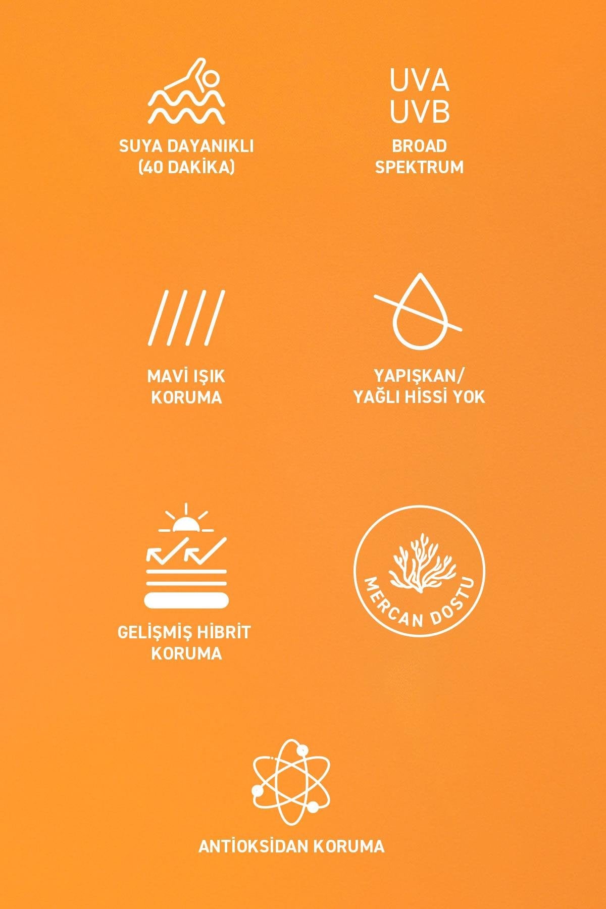 Herbaderm Likit Güneş Kremi, Spf 50+ Yoğun Nemlendirici, Hibrit Formül 40 Ml HERBA701511