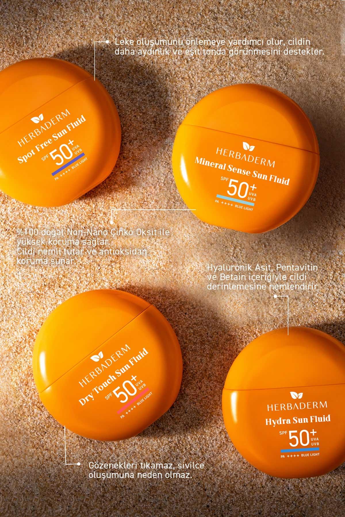 Herbaderm Likit Güneş Kremi, Spf 50+ Yoğun Nemlendirici, Hibrit Formül 40 Ml HERBA701511