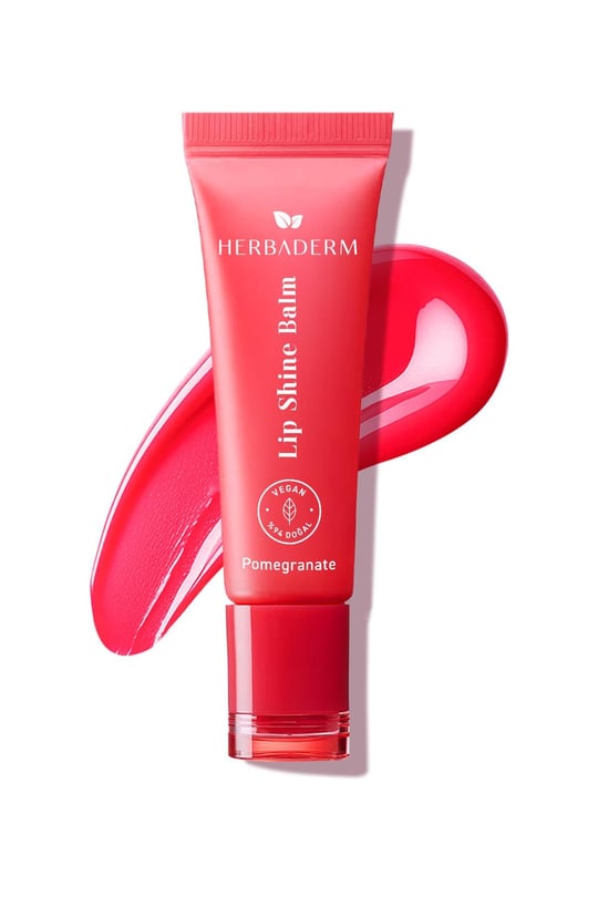 Herbaderm Parlatıcı, Dolgunlaştırıcı, Onarıcı Renkli Dudak Balmı, Nar Aromalı 10 Ml HERBA701520