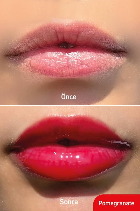 Herbaderm Parlatıcı, Dolgunlaştırıcı, Onarıcı Renkli Dudak Balmı, Nar Aromalı 10 Ml HERBA701520