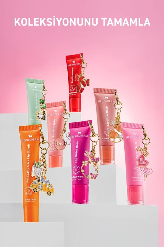 Herbaderm Parlatıcı, Dolgunlaştırıcı, Onarıcı Vegan Dudak Balmı, Limonata Aromalı 10 Ml HERBA701517