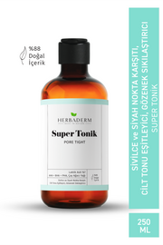 Herbaderm Pore Tight Sivilce, Nokta Karşıtı Super Tonik Laktik Asit %7 Siyah HERBA701494