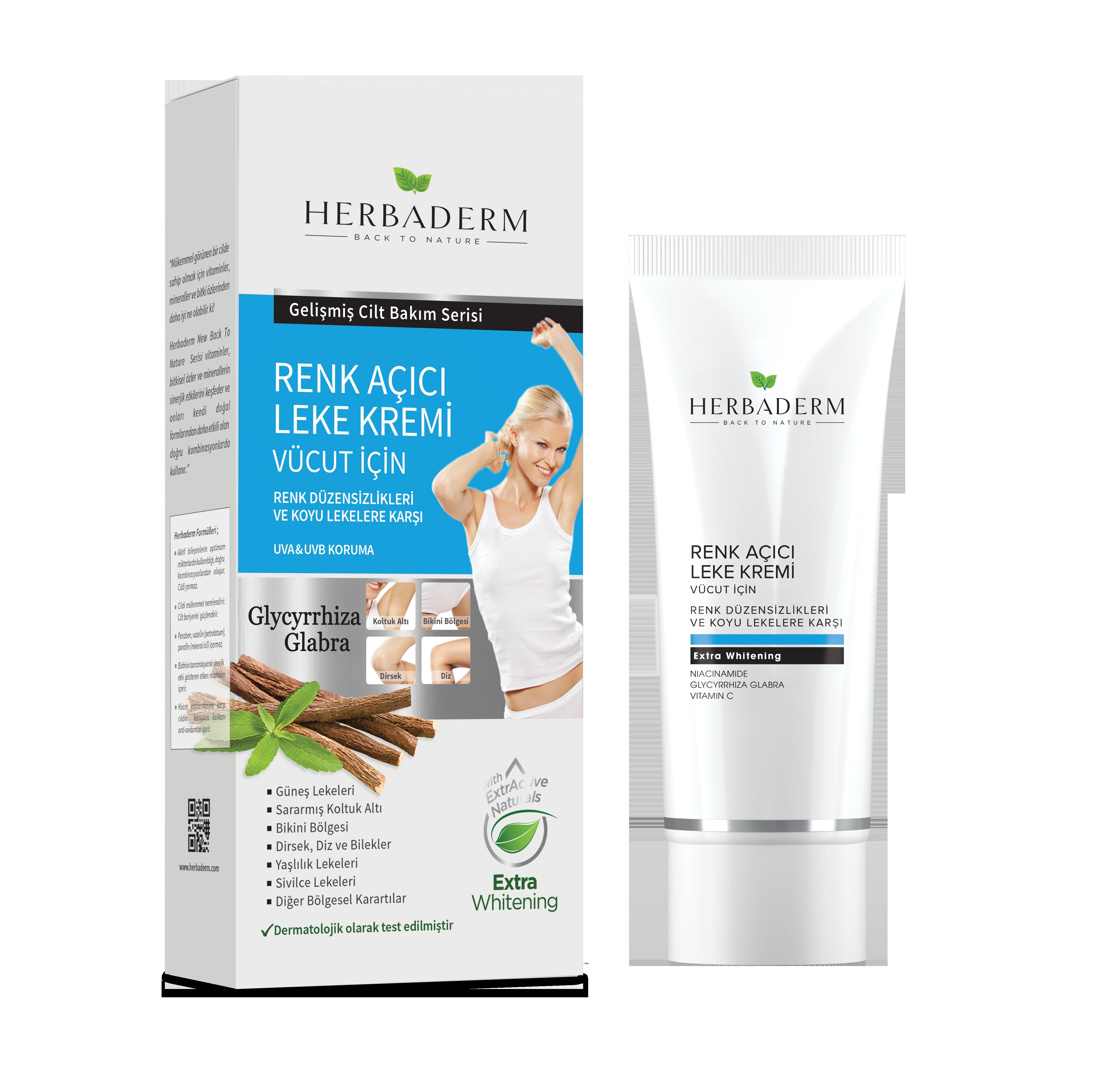 Herbaderm Renk Açıcı Leke Kremi (vücut İçin) 60 Ml HERBA700040