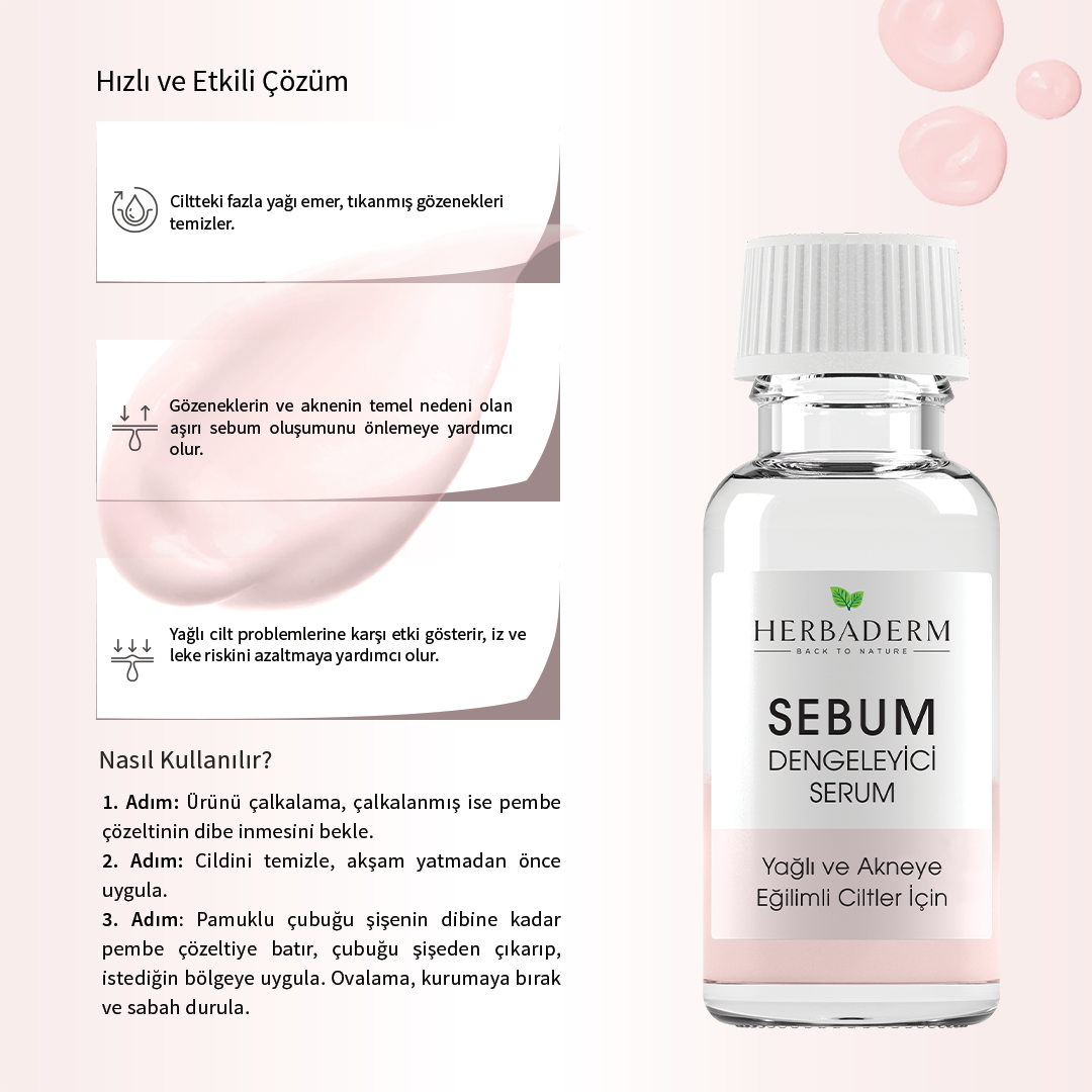 Herbaderm Sebum Dengeleyici Serum Yağlı Ve Akne HERBA701492