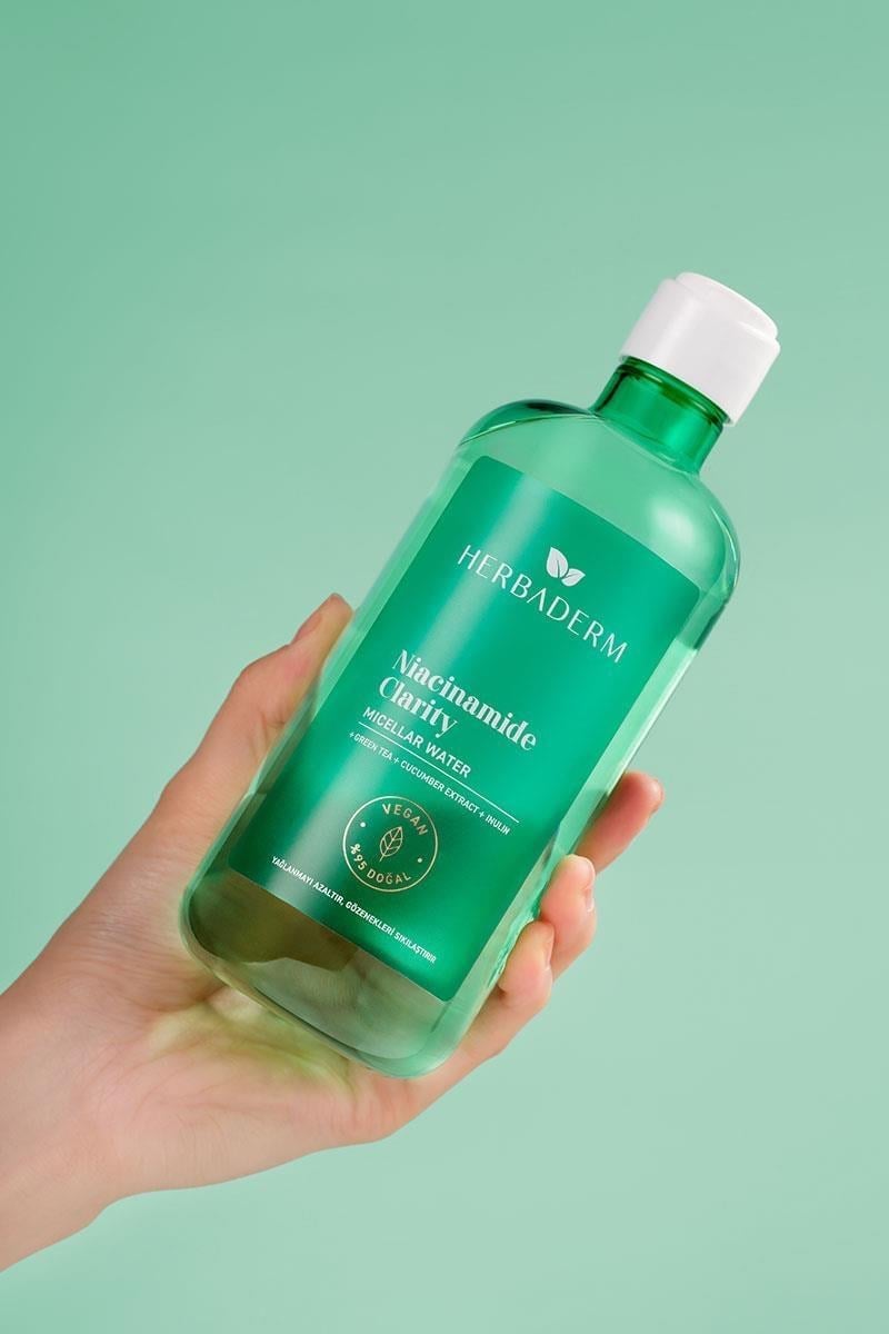 Herbaderm Sivilce Karşıtı Ve Yağlanmayı Dengeleyici Mıcellar Makyaj Temizleme Suyu 500 Ml HERBA701501