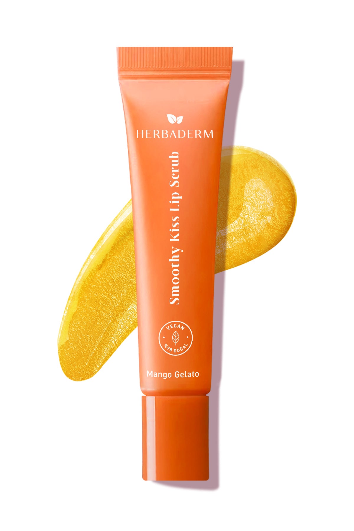 HERBADERM SMOOTHY KISS LIP SERUB MANGO GELATO