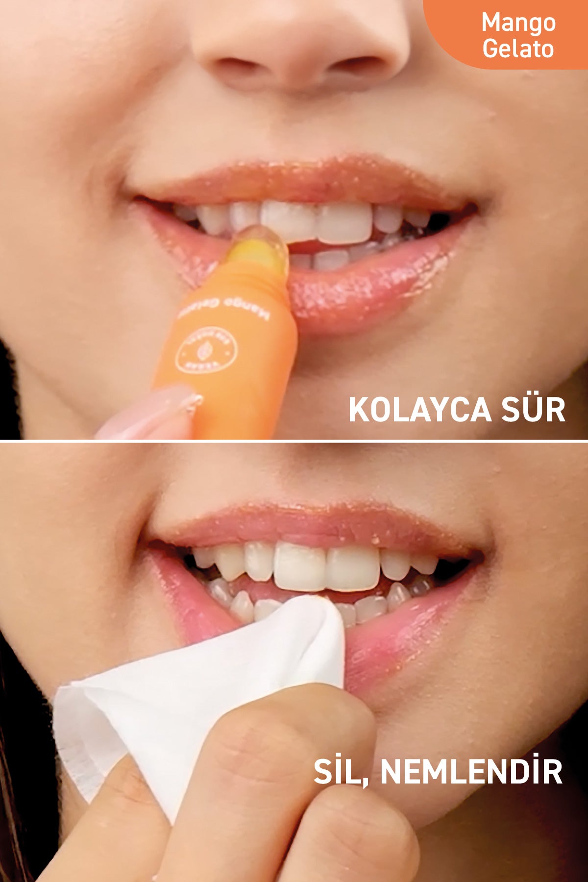 HERBADERM SMOOTHY KISS LIP SERUB MANGO GELATO