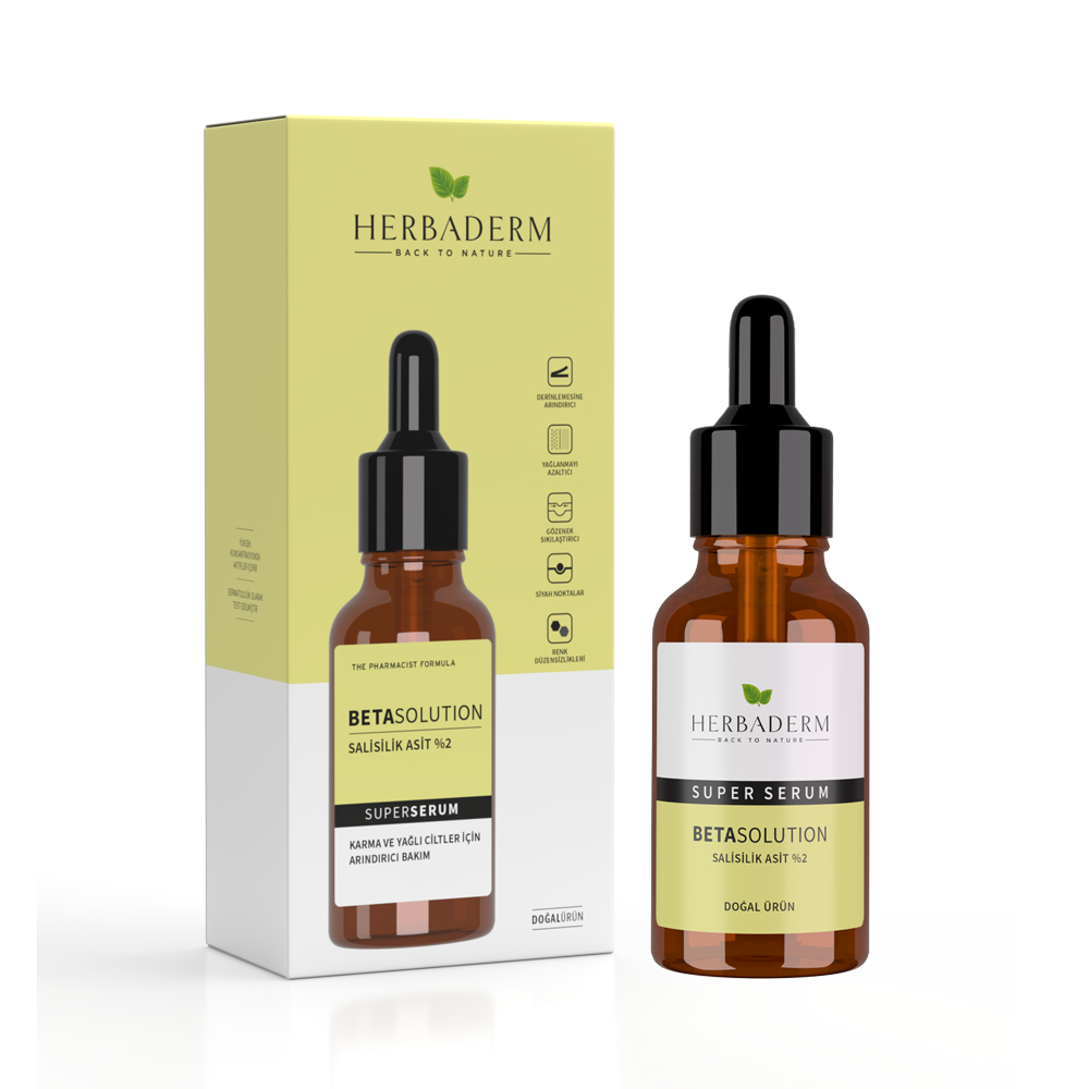 Herbaderm Süper Serum Beta Solution (salisilik Asit %2) Sivilce Karşıtı 30 Ml HERBA701457
